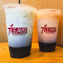 Green Thai Tea Iced and Thai Tea Iced Green Thai Tea Iced and Thai Tea Iced