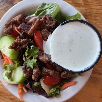 The Cellar at Creekside - Side salad with ranch dressing - Bars Near Me - Mayer, Arizona