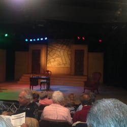 North Coast Repertory Theatre - The set of The Poor of New York 08AUG2014