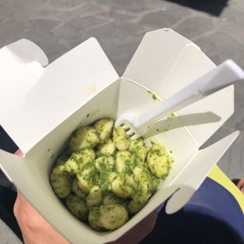 Take Away Riomaggiore Primo Piatto - Gnocchi with pesto - Pizza Near Me - Riomaggiore, SP Take Away Riomaggiore Primo Piatto - Gnocchi with pesto - Pizza Near Me - Riomaggiore, SP