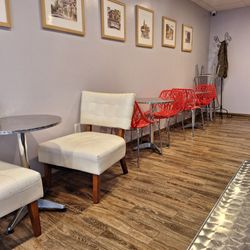 Pie and Plate Cafe - Seating area along side in rear