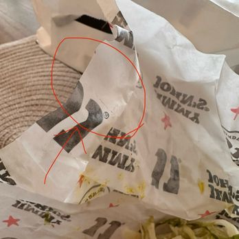 Jimmy John's - There you can see a piece of hair that does not belong to me in my food while eating I pulled out. - Sandwiches Near Me - Seattle, Washington