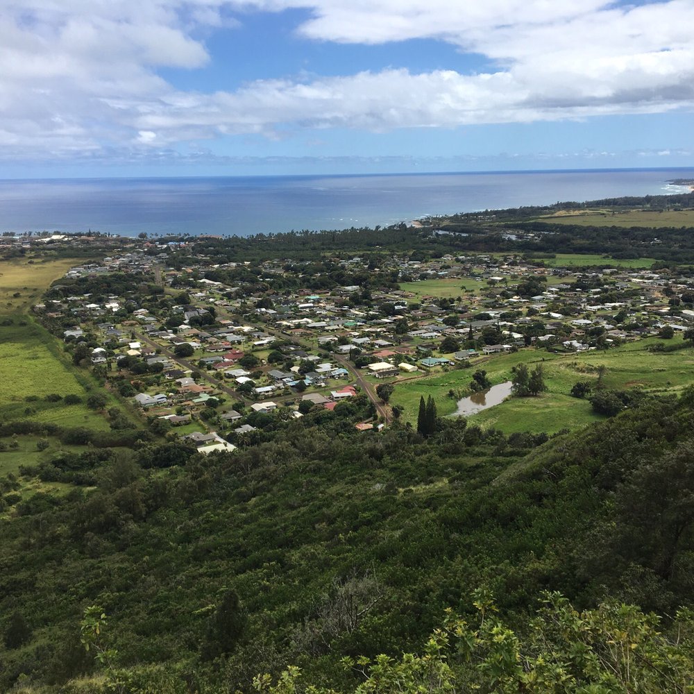 Sleeping Giant Trail - View coming up on the east side - Hiking Near Me - Kapaa, Hawaii