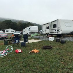Greenfield Campground - Awful site..The HILL we were on.....