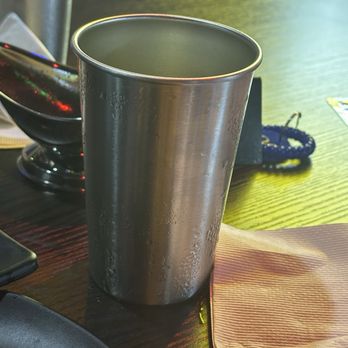 Sorimmara - Metal cup with ice water - Korean Near Me - Tampa, Florida Sorimmara - Metal cup with ice water - Korean Near Me - Tampa, Florida