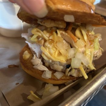 SLAB BBQ & Beer - 3 sliders - Barbeque Near Me - Austin, Texas