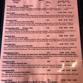 Fermentation House - Wine menu side 1 - Reds (as of 9/5/2021) - Wine Tasting Room Near Me - Ventura, California Fermentation House - Wine menu side 1 - Reds (as of 9/5/2021) - Wine Tasting Room Near Me - Ventura, California