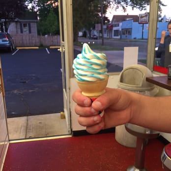 Dairy Korner - Both are mediums.  You be the judge. - American Near Me - Saint Joseph, Michigan