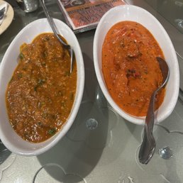 Mango Chicken (Left) $17.99 Butter Chicken (Right) $17.99 Mango Chicken (Left) $17.99 Butter Chicken (Right) $17.99