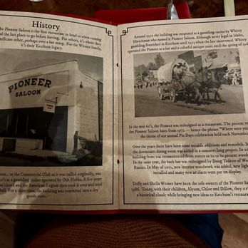 Pioneer Saloon - History of the restaurant - Steakhouses Near Me - Ketchum, Idaho