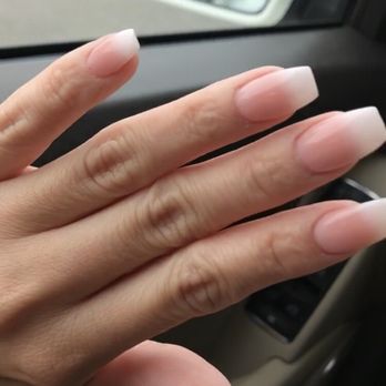 Trendy Nails And Spa - French ombré dip by Vivian on my natural nails - Nail Salons Near Me - Braintree, Massachusetts Trendy Nails And Spa - French ombré dip by Vivian on my natural nails - Nail Salons Near Me - Braintree, Massachusetts