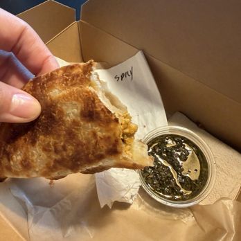 Lazo Empanadas - 16Th Mall - Spicy chicken. - Empanadas Near Me - Denver, Colorado