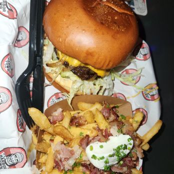 Harbor Town Pub - Burger and loaded fries - Bars Near Me - San Diego, California