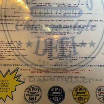 Fat Dan's Deli Carmel - Pizza Near Me - Carmel, Indiana