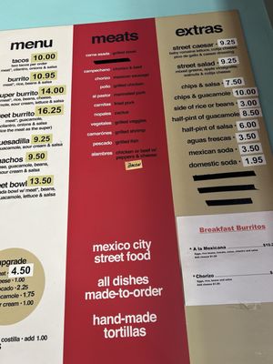 Menu photo 2 Street Taco San Francisco, CA Menu photo 2 Street Taco San Francisco, CA