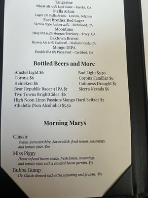 Menu photo 6 The Powder Keg Pub Hercules, CA
