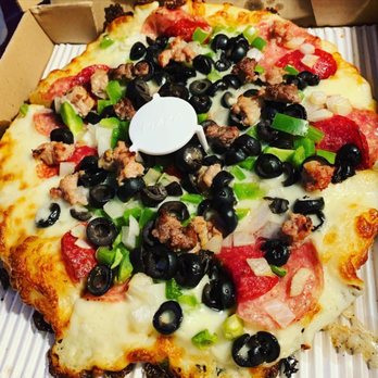 Pogo's Pizza - Combo with ranch base minus a few toppings :-) - Pizza Near Me - Kelseyville, California