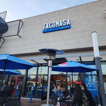 Tacomasa - Outdoor seating area and signage - Tacos Near Me - Cypress, California Tacomasa - Outdoor seating area and signage - Tacos Near Me - Cypress, California