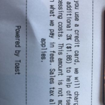 HopSaint Brewing - Credit card surcharge.  Not a huge amount but be advised - New American Near Me - Torrance, California