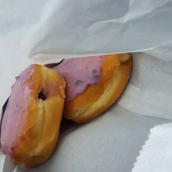 Granny's Donuts - Blueberry glazed blueberry jelly filled doughnuts! My favorite! - Donuts Near Me - San Pedro, California Granny's Donuts - Blueberry glazed blueberry jelly filled doughnuts! My favorite! - Donuts Near Me - San Pedro, California