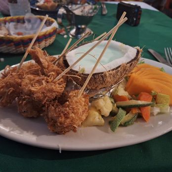 Casa Mission - Coconut shrimp with mystery sauce - Seafood Near Me - Cozumel, ROO