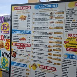 Jax Fish Shrimp and Chicken - Menu 7.2025
