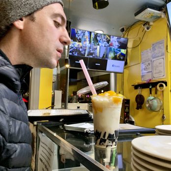 A+ Hong Kong Kitchen - I said no straw, no lid! (Lessen waste). Straw and lid, anyway. Request, denied! - Cantonese Near Me - Seattle, Washington