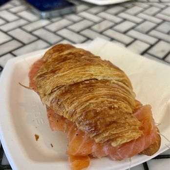 Black Star Bakery & Cafe - Smoked Salmon Croissant Sandwich - Coffee & Tea Near Me - New York, New York Black Star Bakery & Cafe - Smoked Salmon Croissant Sandwich - Coffee & Tea Near Me - New York, New York