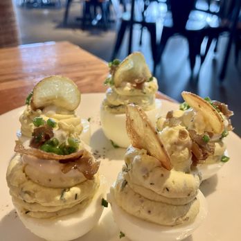 Whiskey Cake Kitchen Bar - Deviled eggs - American Near Me - Oak Ridge North, Texas Whiskey Cake Kitchen Bar - Deviled eggs - American Near Me - Oak Ridge North, Texas