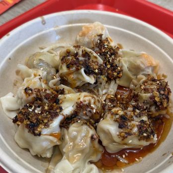 Rice Roll Express - T5.Signature Shrimp and Roe Wonton in Chili Oil 香辣乾拌鮮蝦蟹籽雲吞 - Chinese Near Me - San Francisco, California Rice Roll Express - T5.Signature Shrimp and Roe Wonton in Chili Oil 香辣乾拌鮮蝦蟹籽雲吞 - Chinese Near Me - San Francisco, California