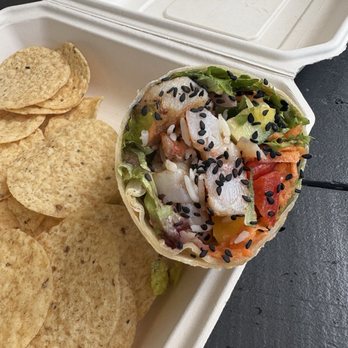 Crave - Shrimp wrap - Juice Bars & Smoothies Near Me - St Augustine, Florida Crave - Shrimp wrap - Juice Bars & Smoothies Near Me - St Augustine, Florida
