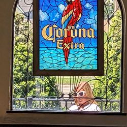 Mexican Village Restaurant - Cool pic of me taken from inside the restaurant.