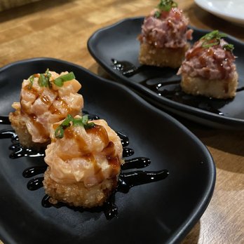 Temakase Hand Roll Bar - 2nd Ave - Tuna and salmon crispy rice - Sushi Bars Near Me - New York, New York Temakase Hand Roll Bar - 2nd Ave - Tuna and salmon crispy rice - Sushi Bars Near Me - New York, New York