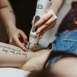 Xelia Hair & Medispa - Laser Hair Removal in action. The one and only in NB, Gentle Max Pro Plus.