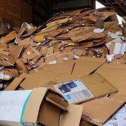 Cardboard mountain ;) Cardboard mountain ;)