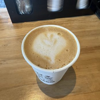 Bold Bean Coffee Roasters - Jax Beach - Decaf hot latte with almond milk - Coffee Roasteries Near Me - Jacksonville Beach, Florida