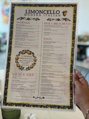 Menu photo 3 Limoncello La Mesa, CA Menu photo 3 Limoncello La Mesa, CA