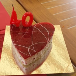 Juniors Tapas - The cake James (the owner) presented me with at my birthday lunch!