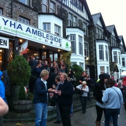 YHA Ambleside - Standing outside (a fire alarm...)