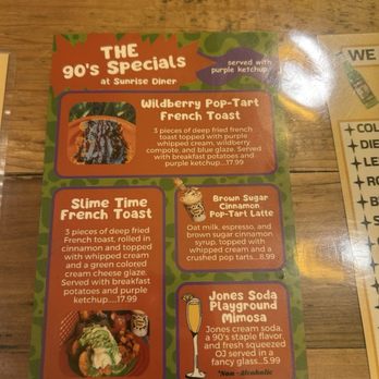 Sunrise Diner - Menu - Diners Near Me - Ocean City, Maryland