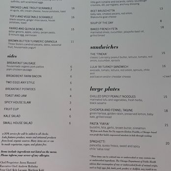 Lula Cafe - As of September 2025 - New American Near Me - Chicago, Illinois Lula Cafe - As of September 2025 - New American Near Me - Chicago, Illinois