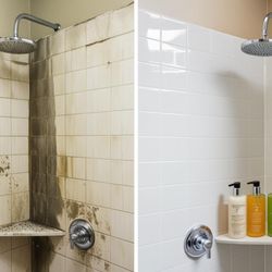 The Cleaning Fairy - To say the least our client thought this was a embarrassment we saw it as a adventure. Hard water and build up is no match to our team