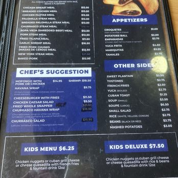 Havana Restaurant & Bakery - Menu - Cuban Near Me - Sebring, Florida Havana Restaurant & Bakery - Menu - Cuban Near Me - Sebring, Florida