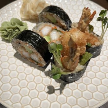Laughing Monk Cafe - Shrimp Tempura Roll - Sushi Bars Near Me - Boston, Massachusetts