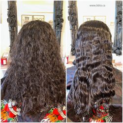 Brazilian Blowout Toronto - Even keep your curly hair minus the frizz and this is what happens, amazing results