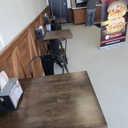 Tables and 1 restroom