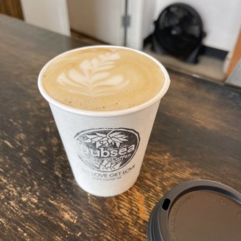 Dubsea Coffee - Cardamom latte with oat milk - Coffee & Tea Near Me - Seattle, Washington