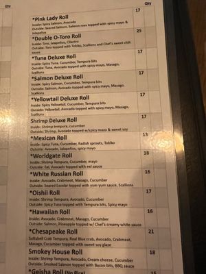 Menu photo 4 Sushi Umi Herndon, VA Menu photo 4 Sushi Umi Herndon, VA