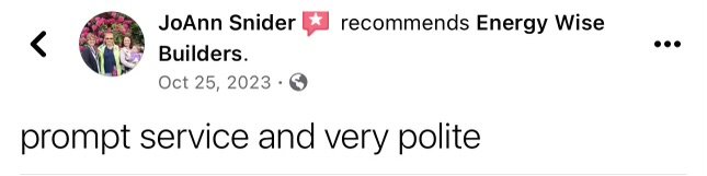 Slide of Energy Wise Builders