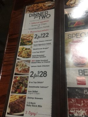 Menu photo 2 Texas Steakhouse & Catering Lumberton, NC